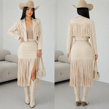 Conjunto beige gamuza 🤎