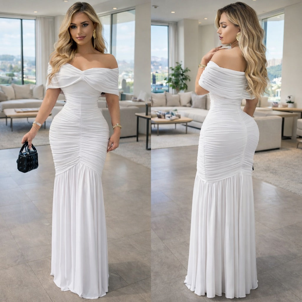 Vestido blanco mesh 🤍