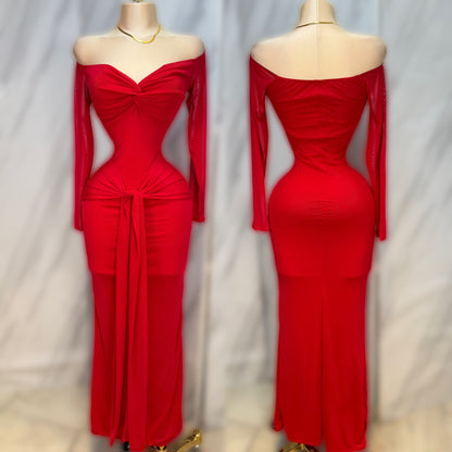 Vestido rojo mesh ❤️
