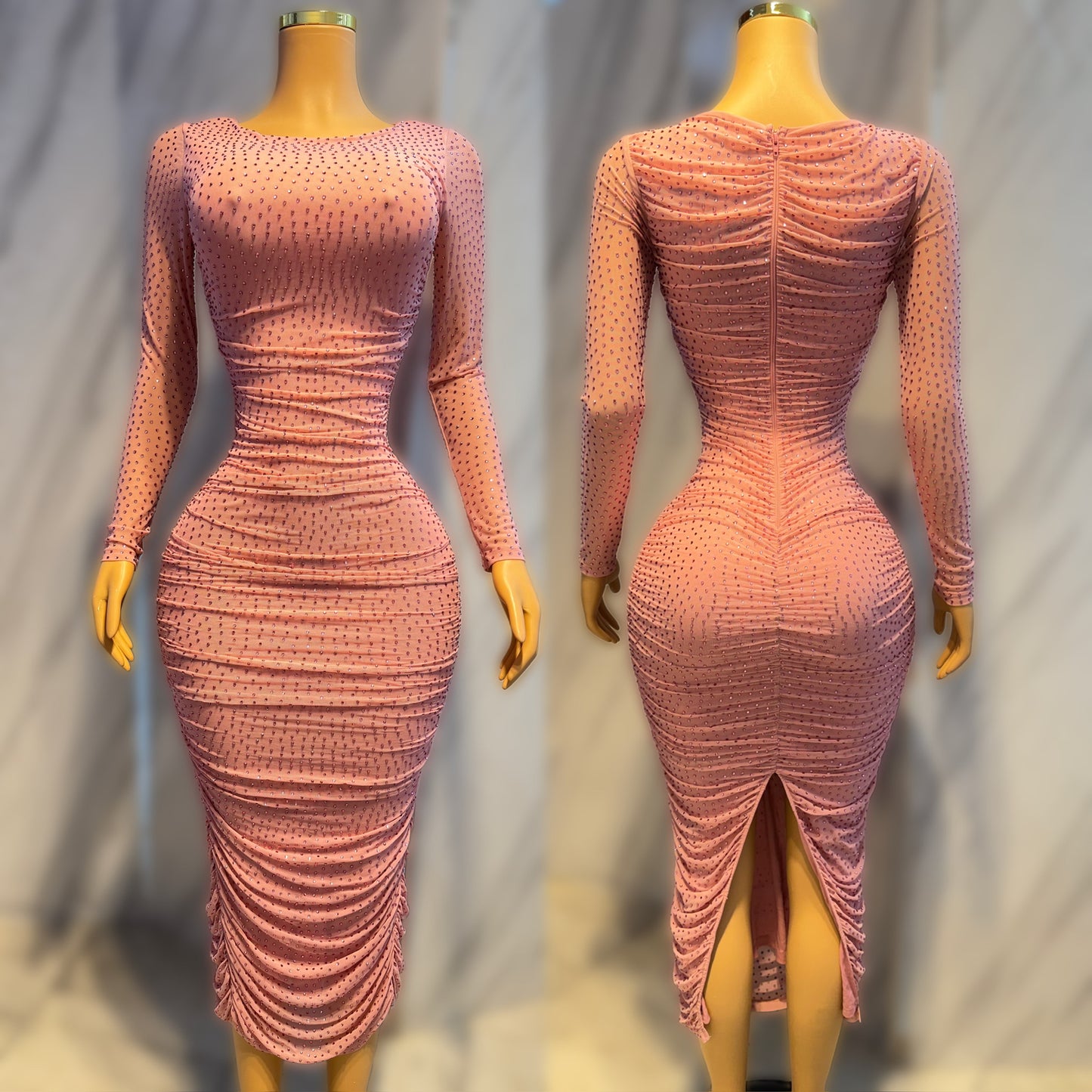 Vestido rosa pedrería ✨🩷