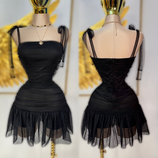 Vestido negro short 🖤