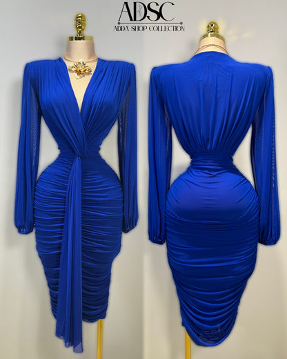 Vestido azul rey mesh 💙