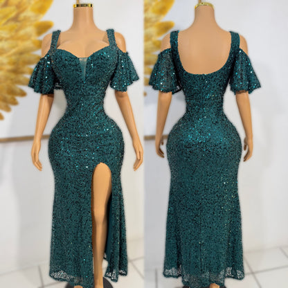 Vestido verde lentejuelas 💚✨