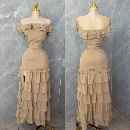 Vestido beige olanes ✨