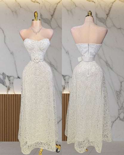 Vestido blanco glitter ✨🤍