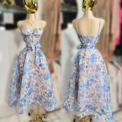 Vestido azul flores 💙🩵