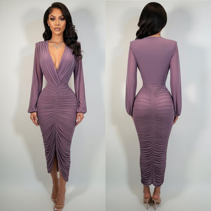 Vestido lila mesh 💜