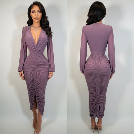 Vestido lila mesh 💜