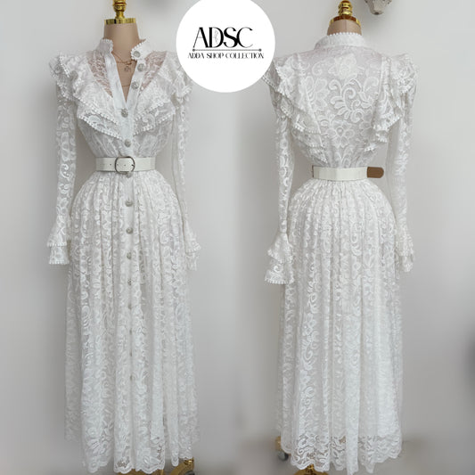 Vestido blanco encaje 🤍