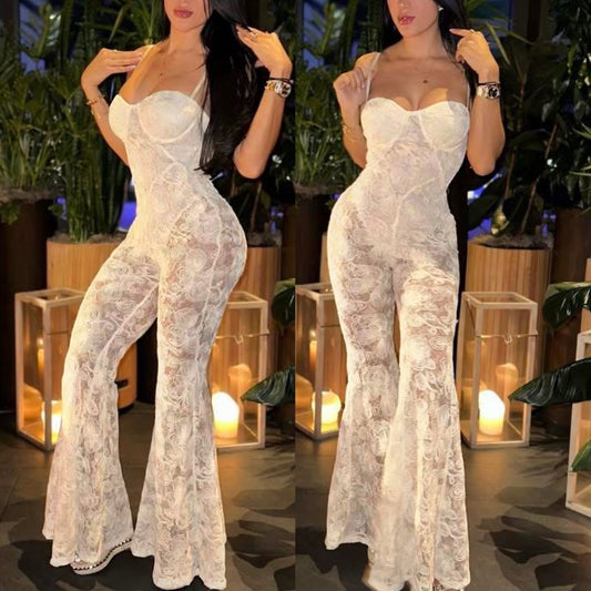 Palazzo beige encaje 🤍