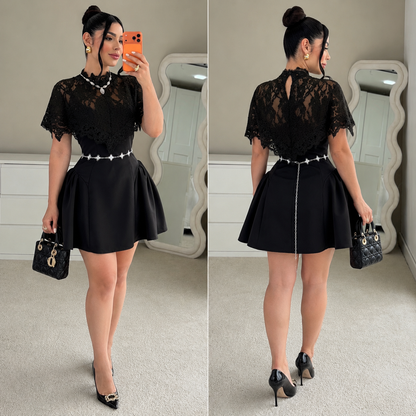 Vestido negro encaje 🖤