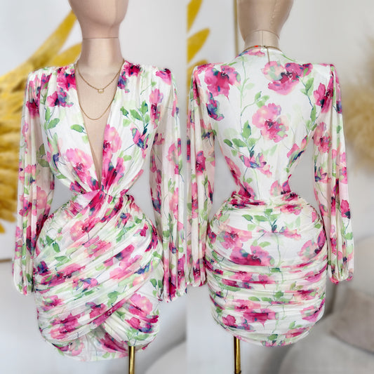 Vestido blanco flores 💐