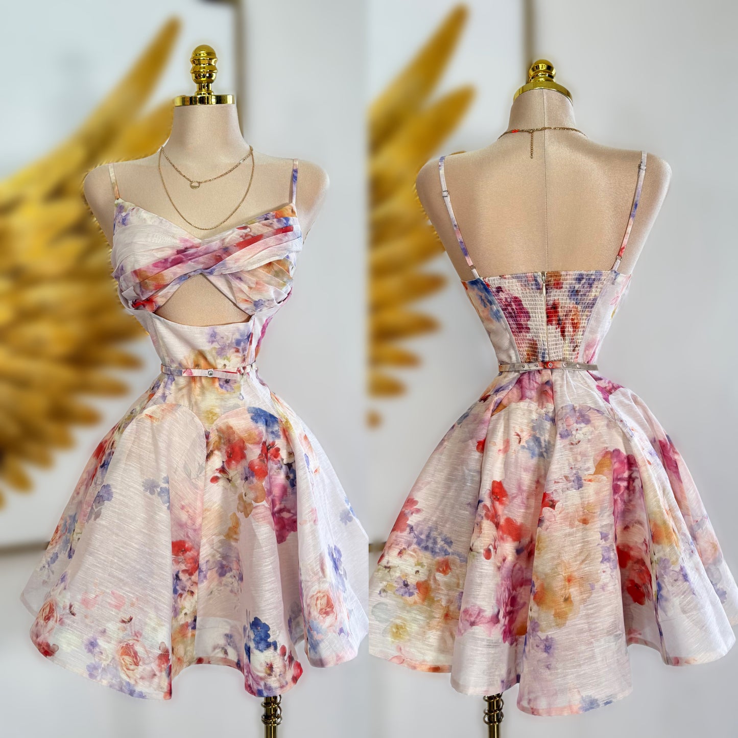 Vestido flores multicolor ✨