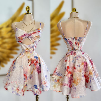 Vestido flores multicolor ✨