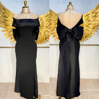 Vestido negro moño 🖤