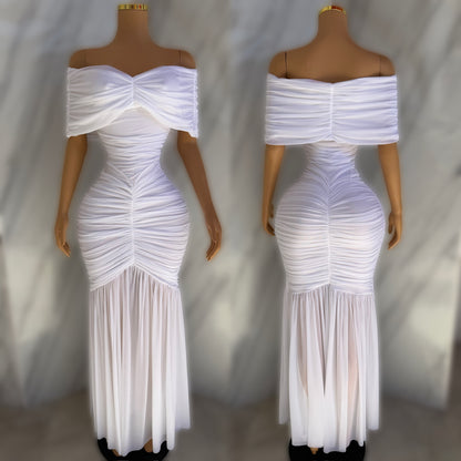 Vestido blanco mesh 🤍