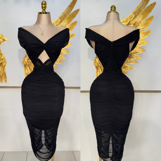 Vestido negro mesh 🖤