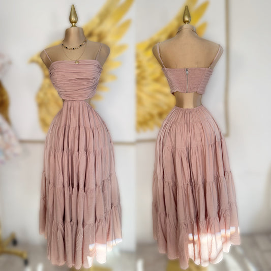 vestido tipo lino