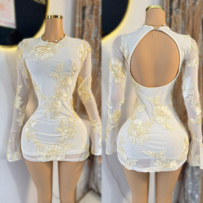 Vestido amarillo bordado 🧈💛