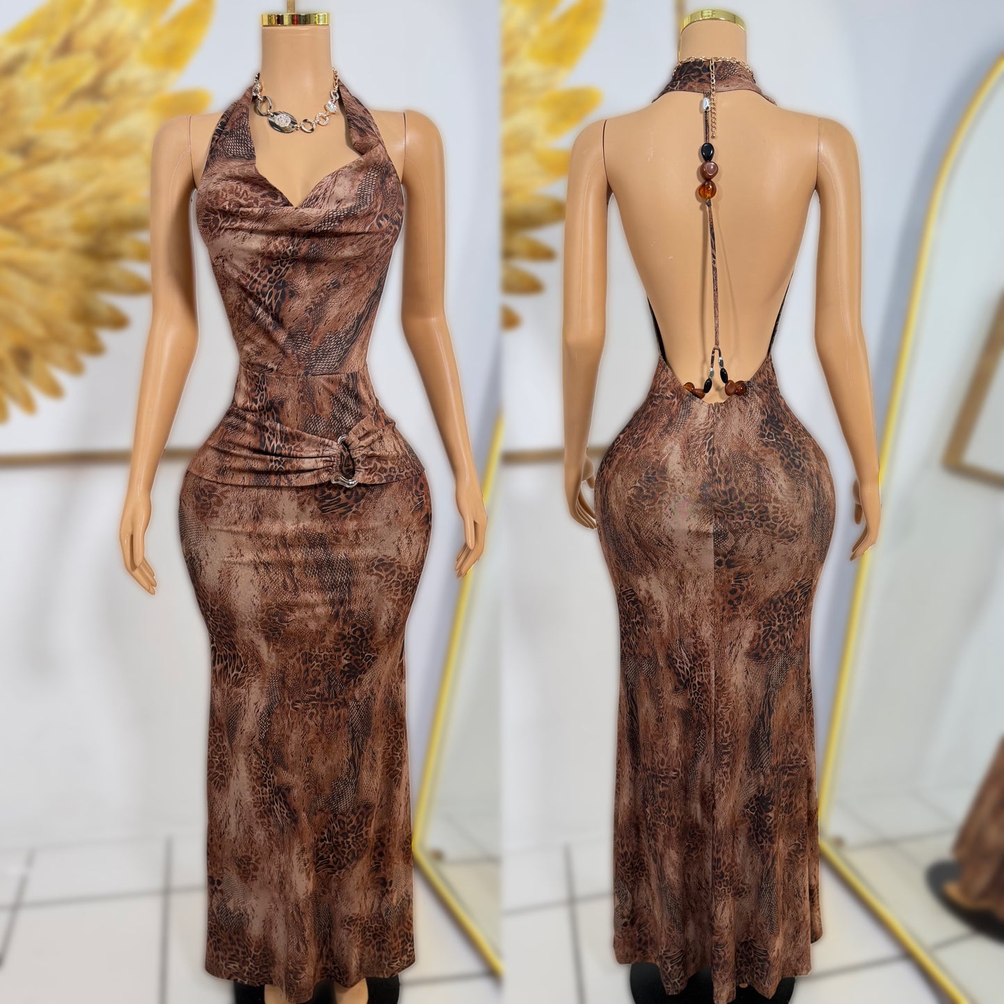 Vestido café licra 🤎✨