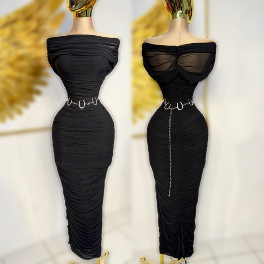 Vestido negro mesh 🖤