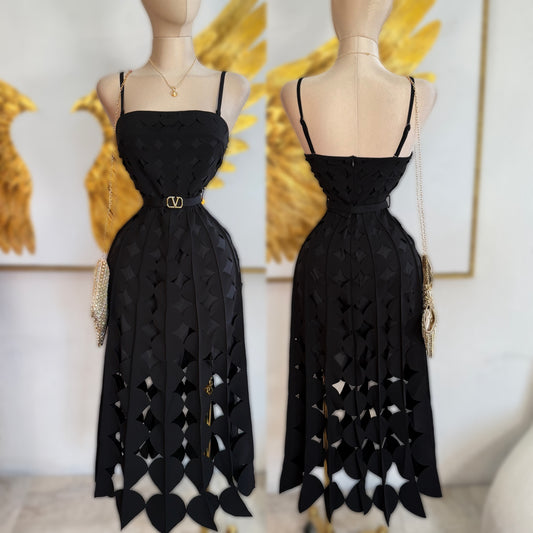 Vestido negro cinto 🖤