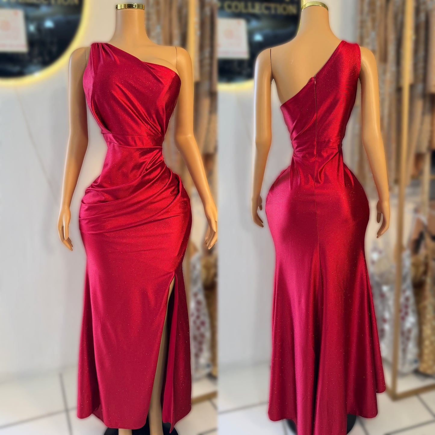 Vestido rojo glitter ❤️✨
