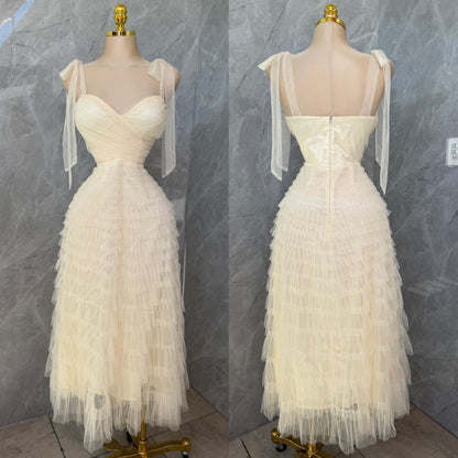 Vestido beige tulle ✨