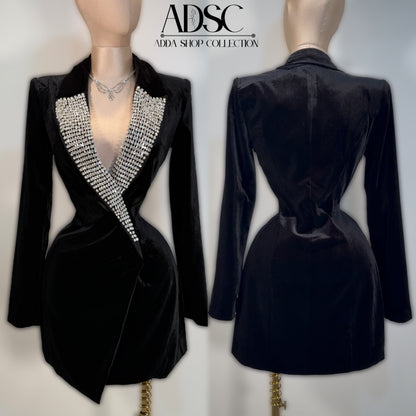 Blazer/vestido terciopelo 🖤