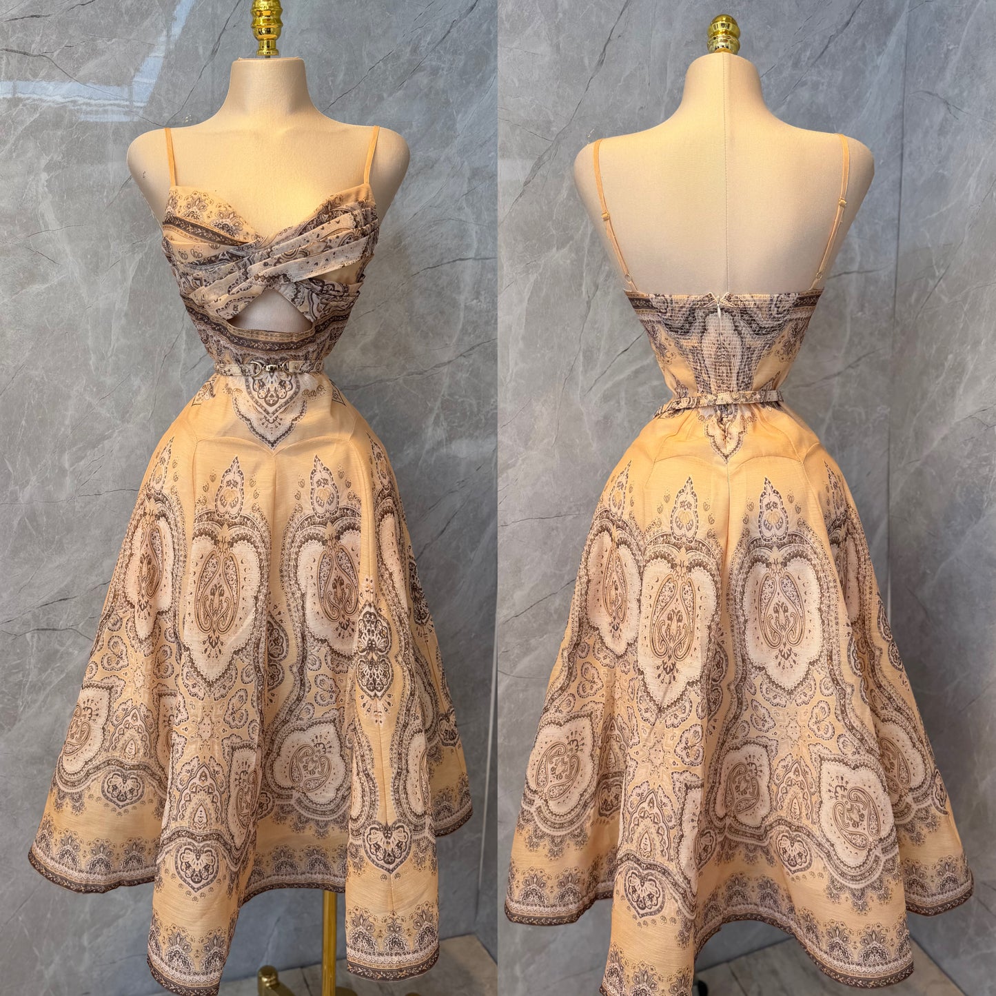 Vestido estampado 🧡
