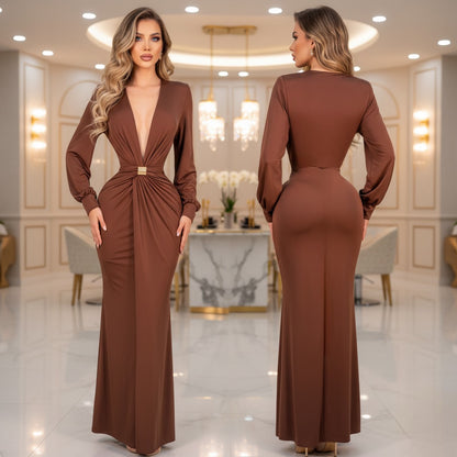 Vestido café licra 🤎