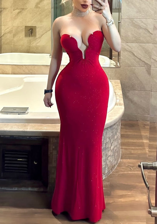 Vestido rojo destellos ❤️✨