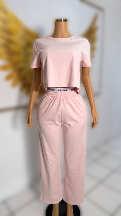 Conjunto pants rosa 🩷