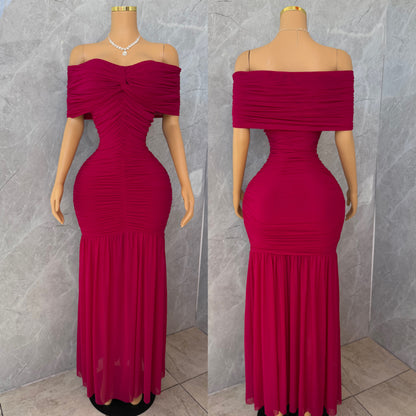 Vestido sangría mesh 🍷