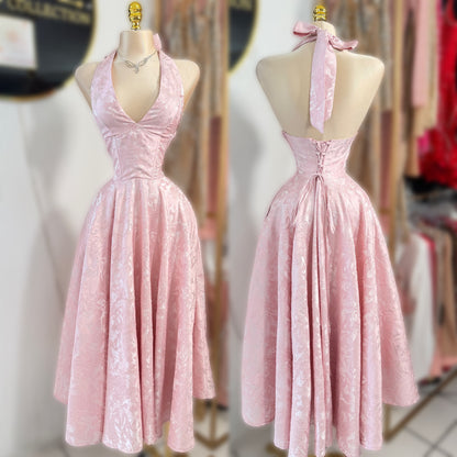 Vestido rosa corset 🩷