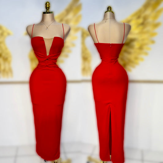Vestido rojo licra ❤️