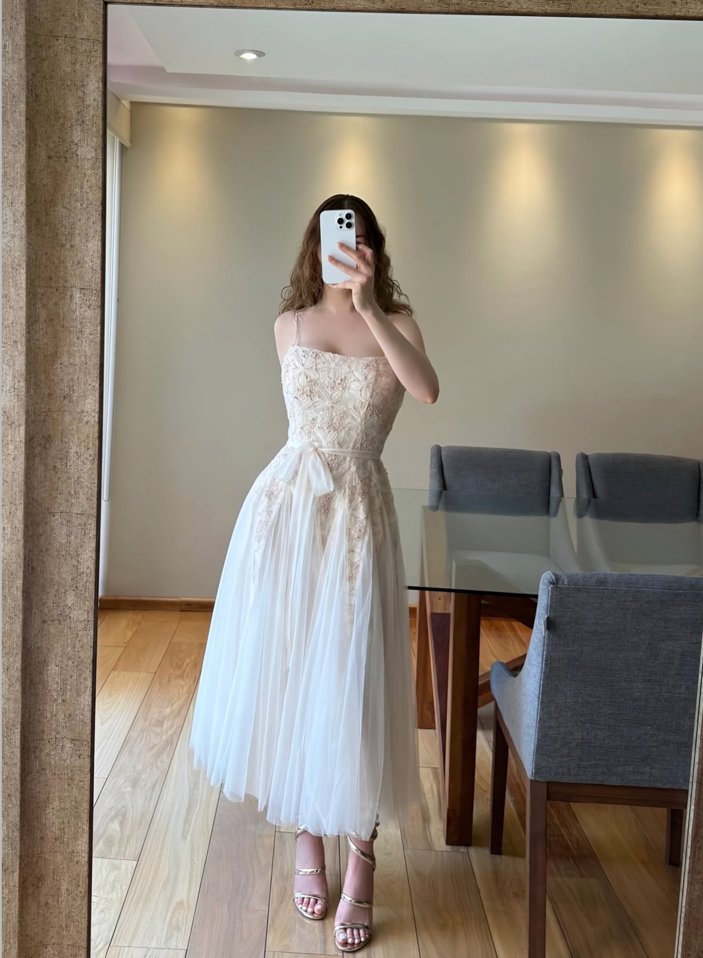 Vestido tulle bordado ✨