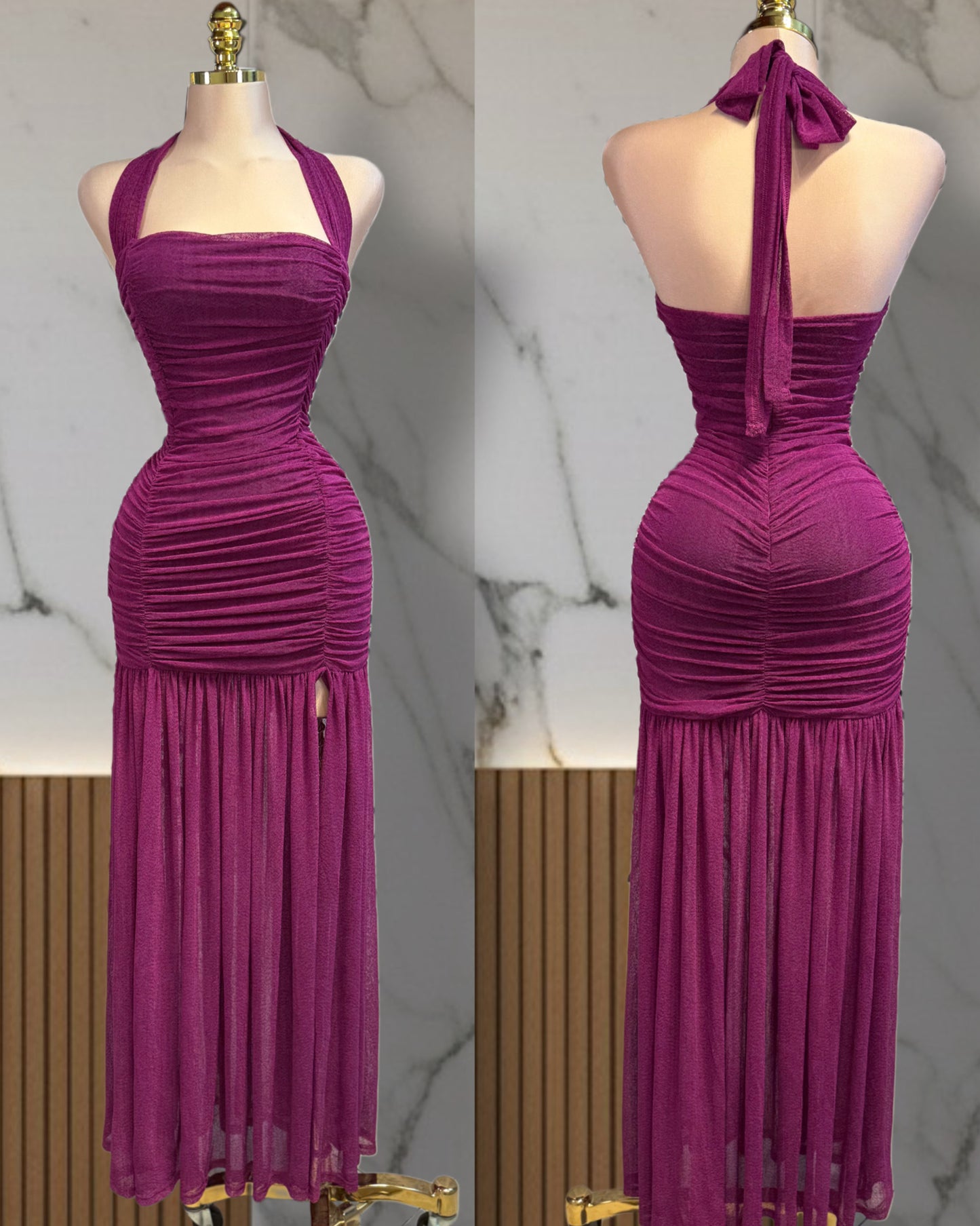 Vestido mesh morado 💜💕