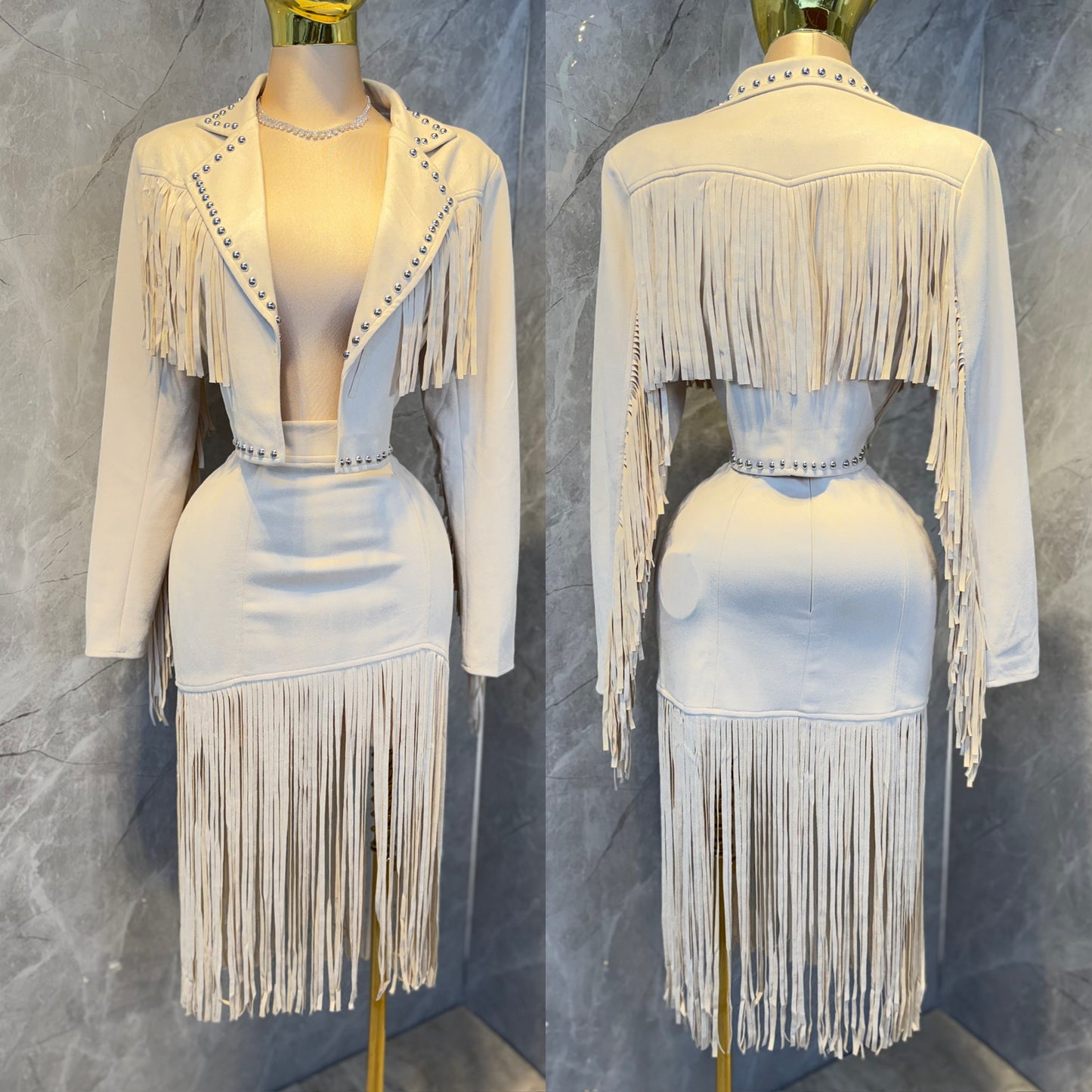 Conjunto beige gamuza 🤎