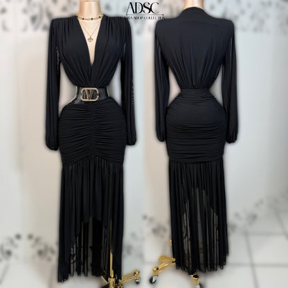 Vestido negro mesh 🖤