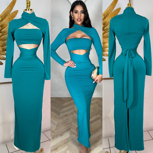 Vestido jade doble tela licra ✨
