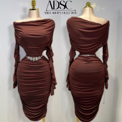 Vestido café mesh 🤎